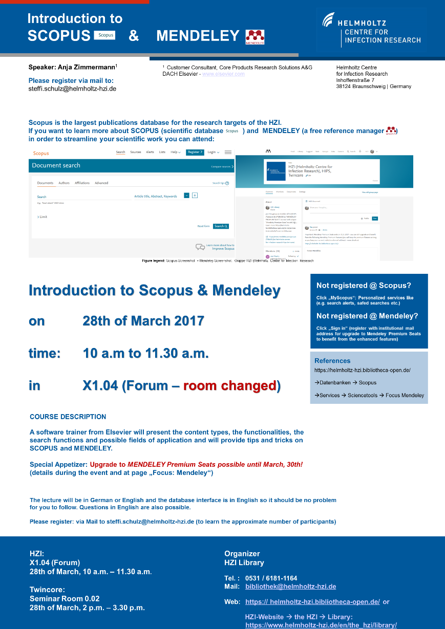 Poster-Announcement Scopus-Mendeley on 28th March 2017