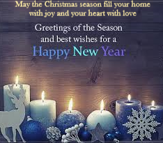 christmas season and new year greeting
